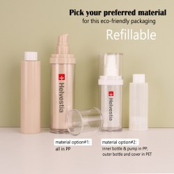 Refillable Airless Cosmetic Bottles (BA-RFD41)